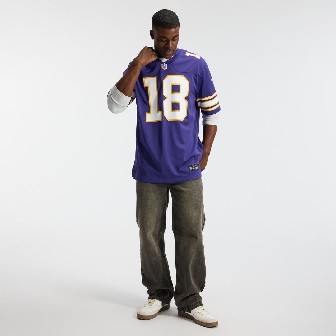 Men's Minnesota Vikings Justin Jefferson Nike Purple product image 4