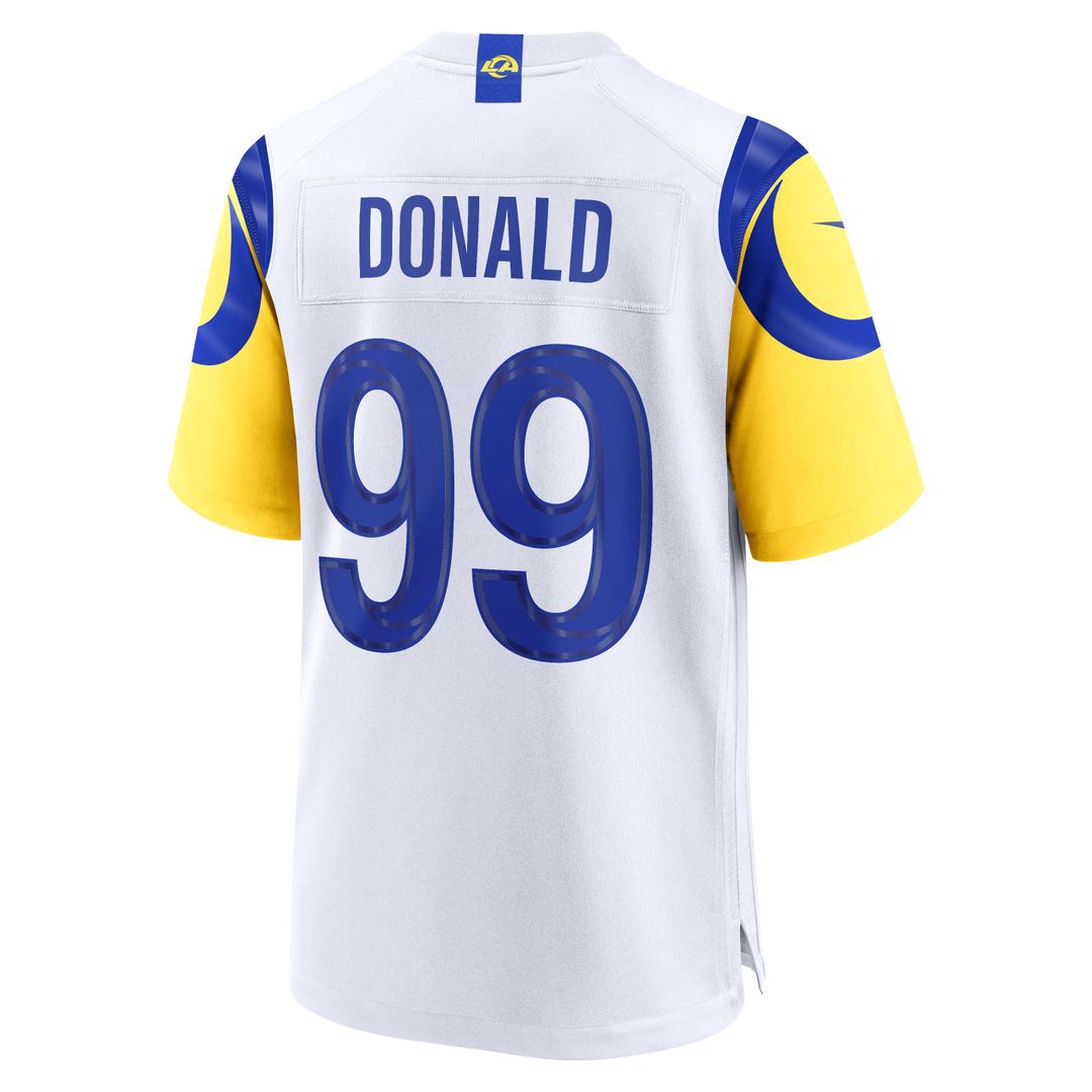 Men's Los Angeles Rams Aaron Donald Nike White Game Jersey product image 3