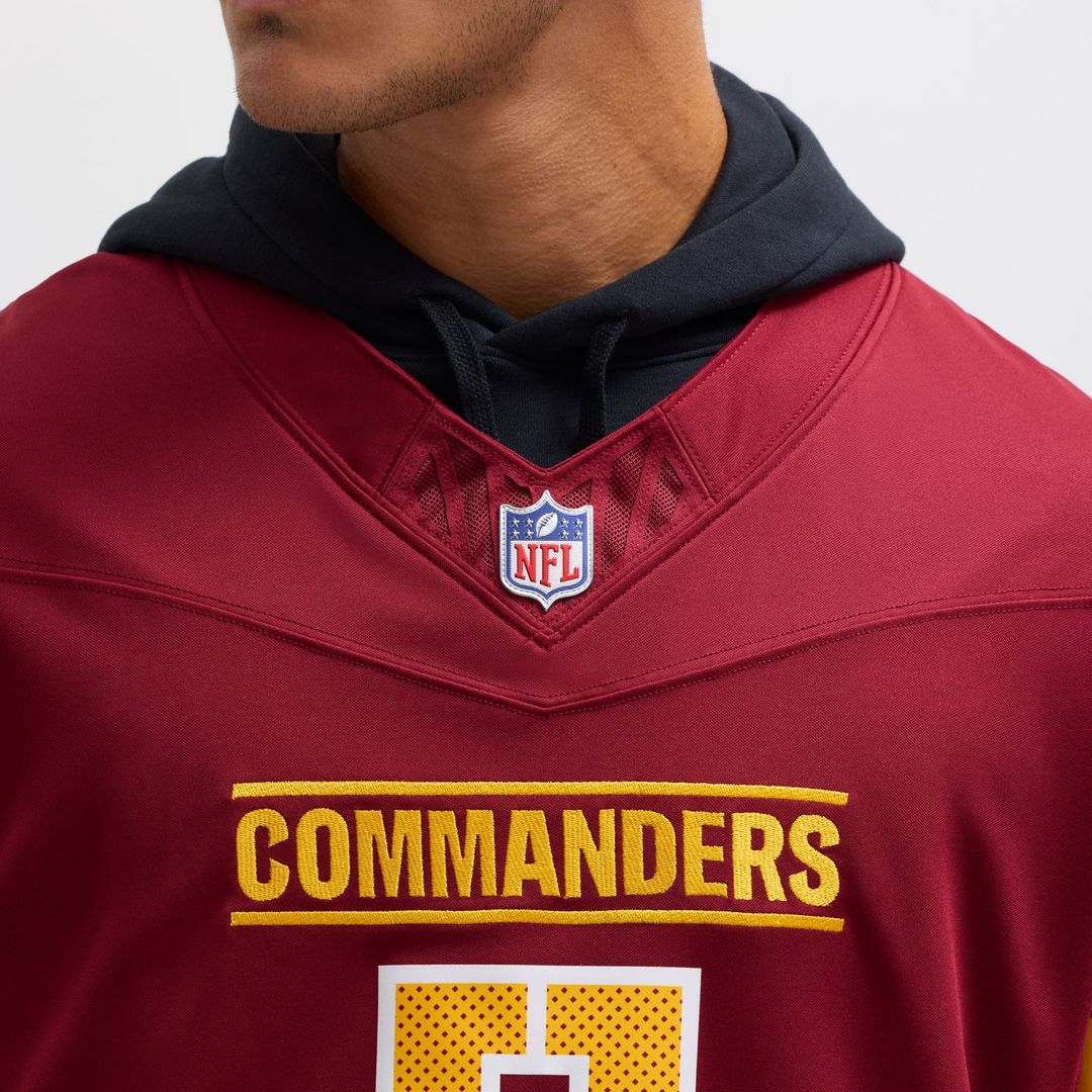 Men's Washington Commanders Jayden Daniels Nike White Vapor product image 23