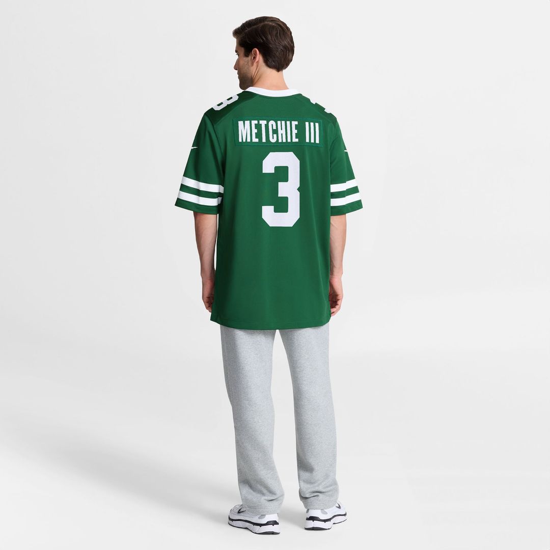 Men's New York Jets John Metchie III Nike Legacy Green Team product image 5