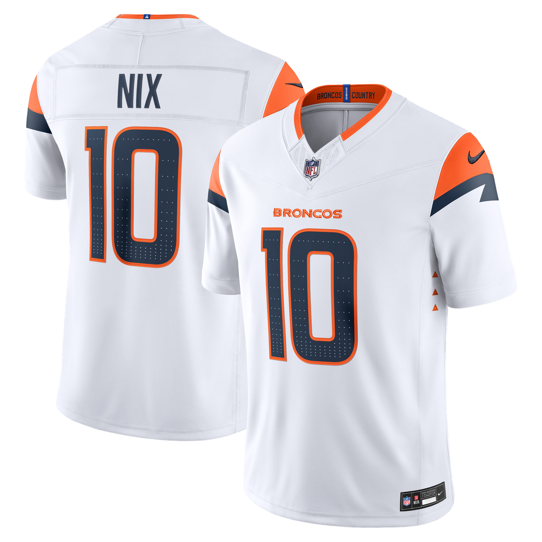Men's Denver Broncos Bo Nix Nike Orange Alternate Mile High product image 9