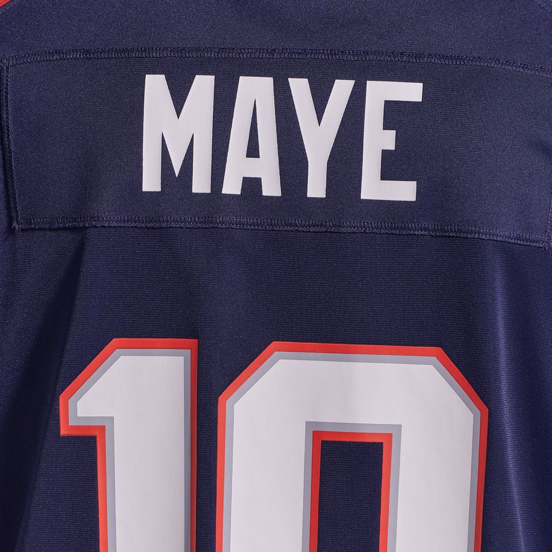 Men's New England Patriots Drake Maye Nike White Player product image 18