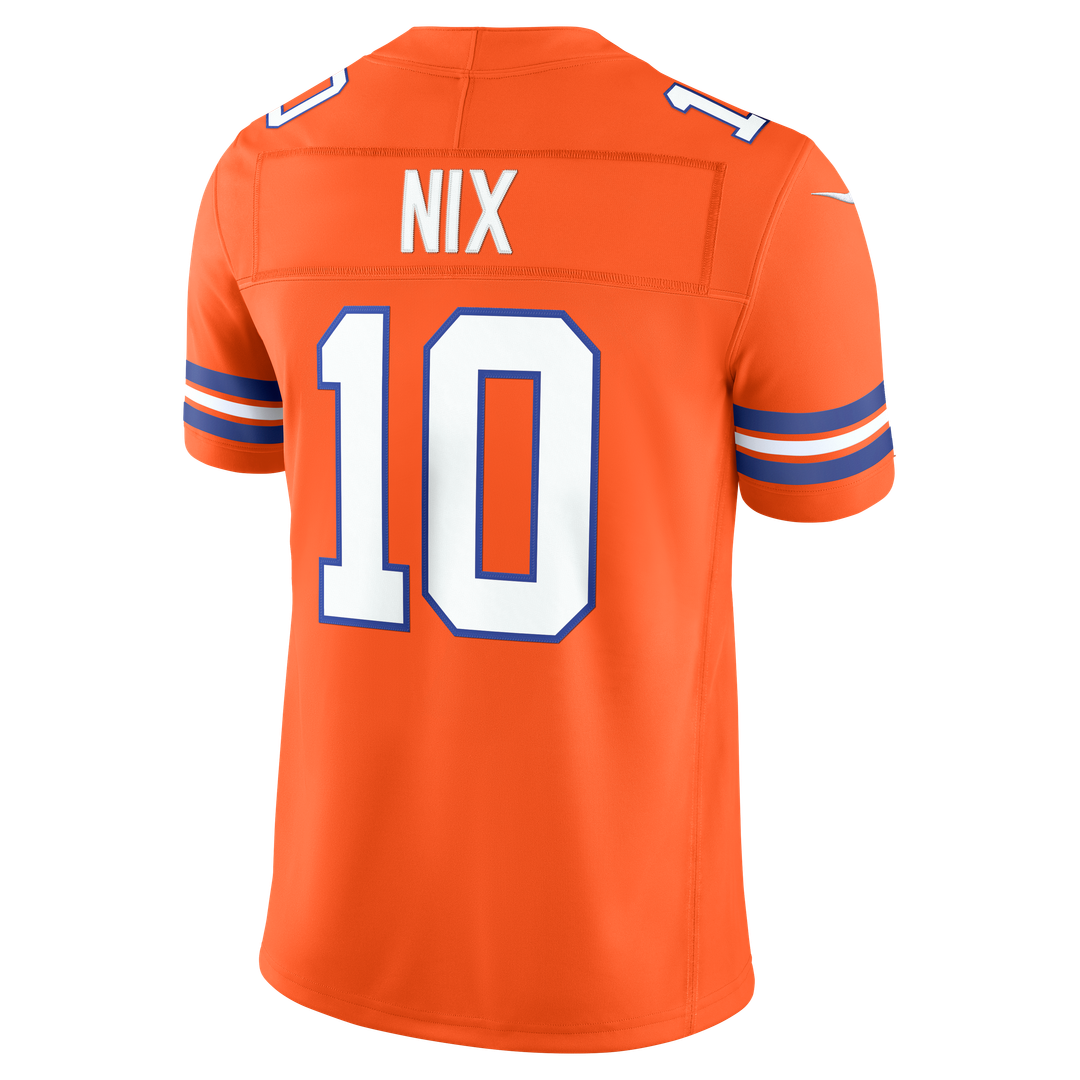 Men's Denver Broncos Bo Nix Nike Orange Alternate Mile High product image 3