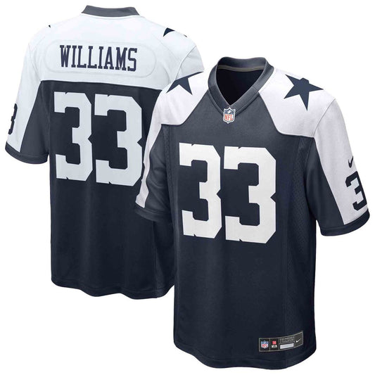Men's Dallas Cowboys Javonte Williams Nike Navy Alternate product image 1