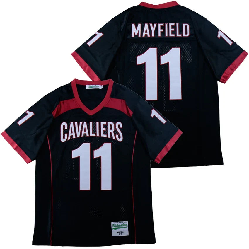 Baker Mayfield High School Jersey Lake Travis HS Austin TX black product image 1, provided for visual reference and product