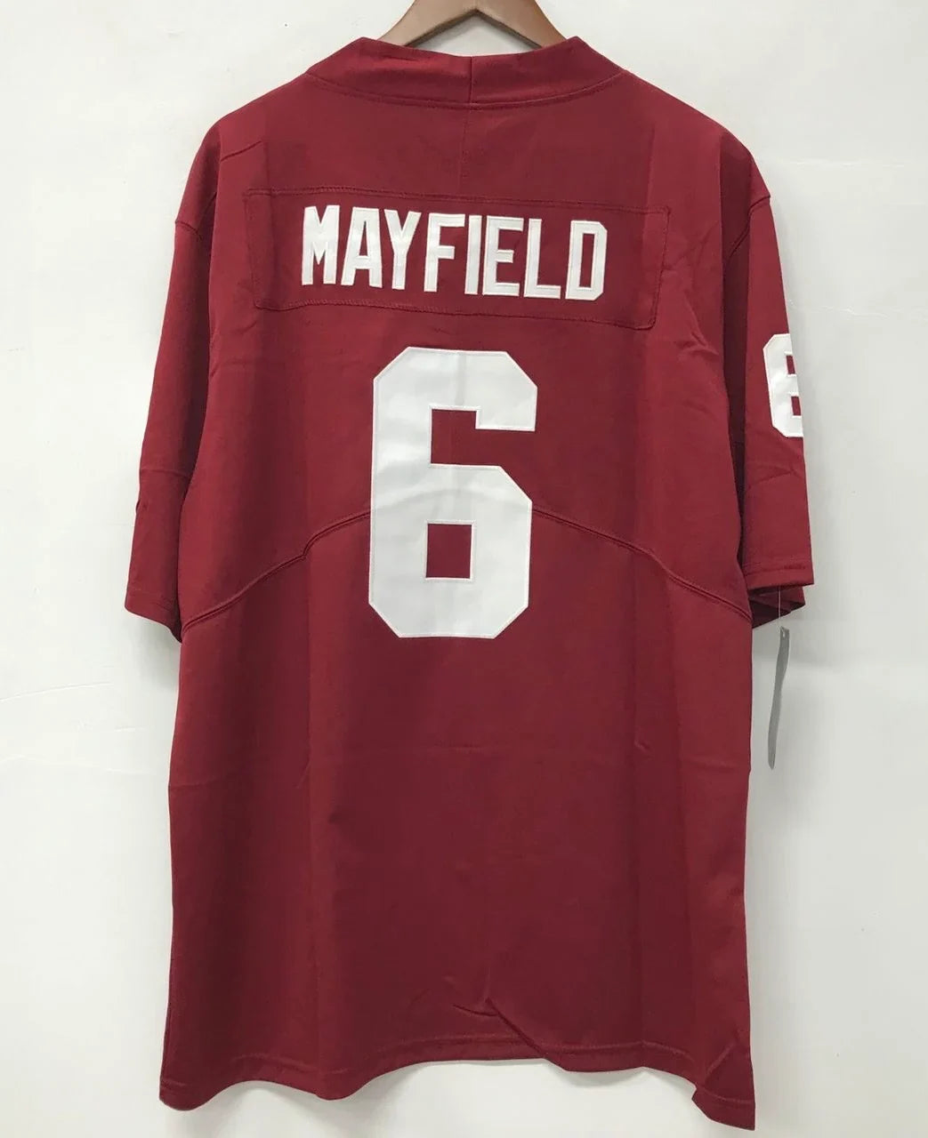 Baker Mayfield Oklahoma Sooners Jersey Nike Stitched letters & numbers product image 1, provided for visual reference and