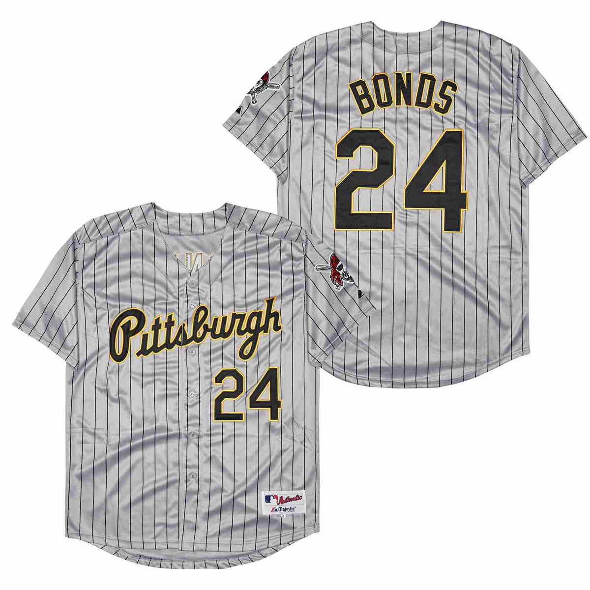 Barry Bonds Pittsburgh Pirates Jersey Majestic product image 1, provided for visual reference and product detail review
