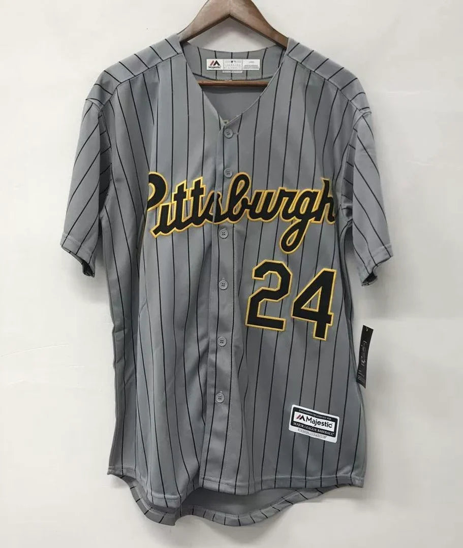 Barry Bonds Pittsburgh Pirates Jersey Majestic product image 3, provided for visual reference and product detail review