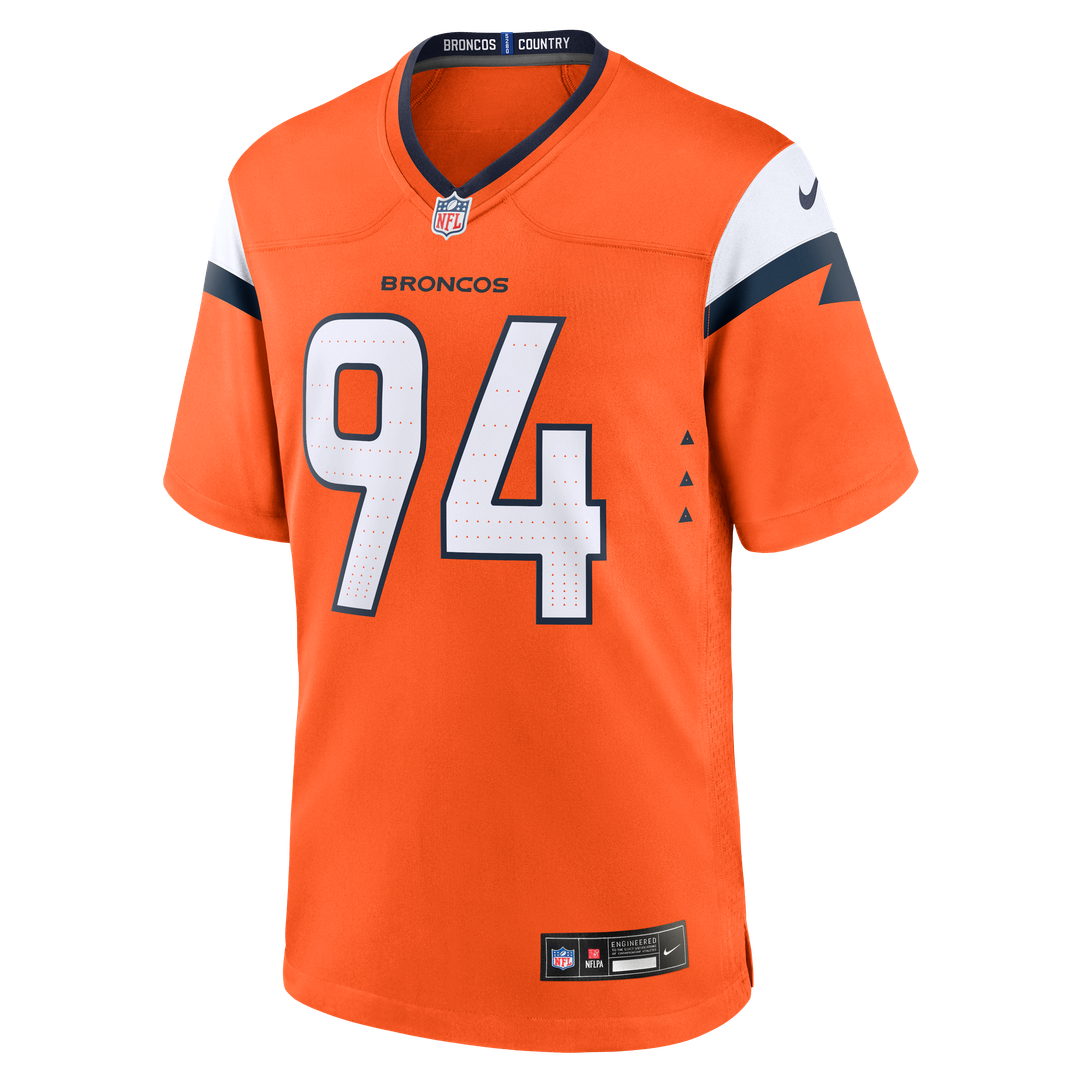 Men's Denver Broncos Jordan Jackson Nike Orange Team Game product image 2