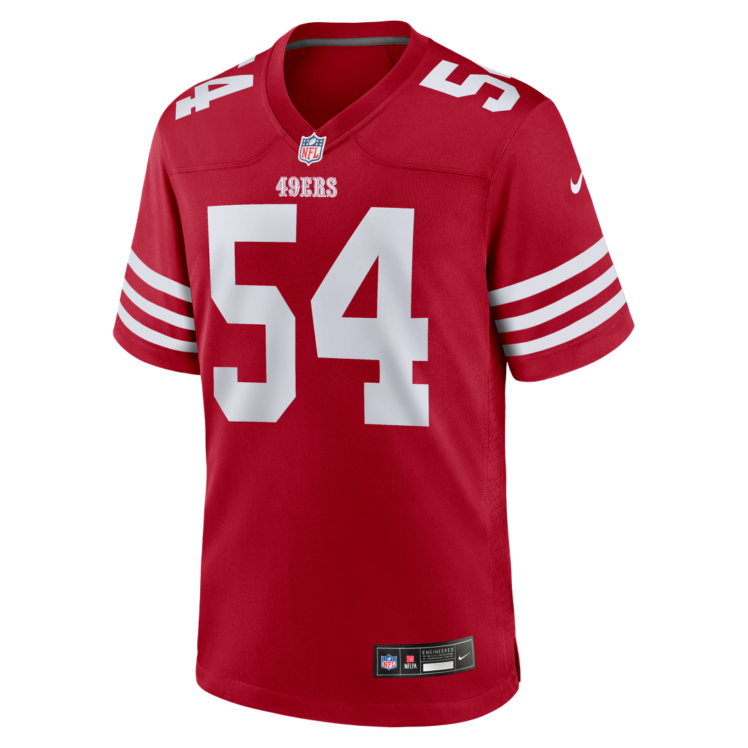 Men's San Francisco 49ers Fred Warner Nike Scarlet Team product image 10