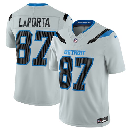 Men's Detroit Lions Sam LaPorta Nike Silver 2026 Rivalries product image 1