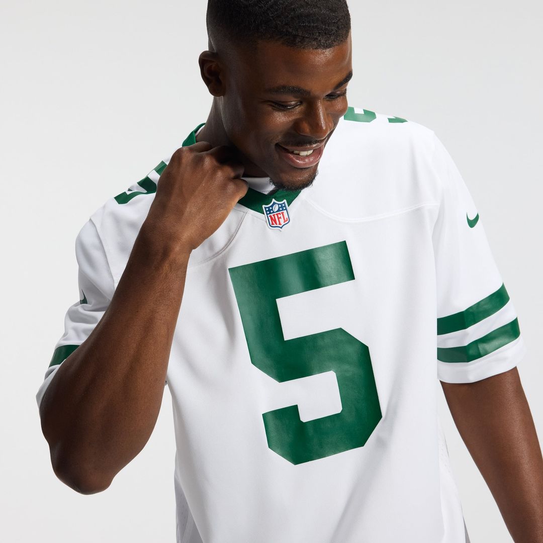 Men's New York Jets Garrett Wilson Nike Legacy Black product image 35