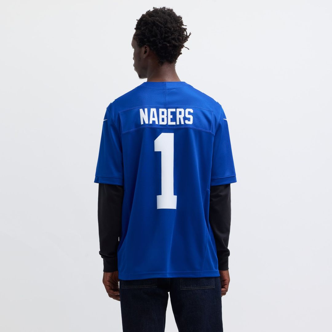 Men's New York Giants Malik Nabers Nike Royal Vapor product image 5