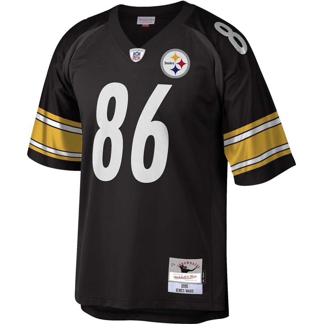 Men's Pittsburgh Steelers Hines Ward Mitchell & Ness Black product image 2