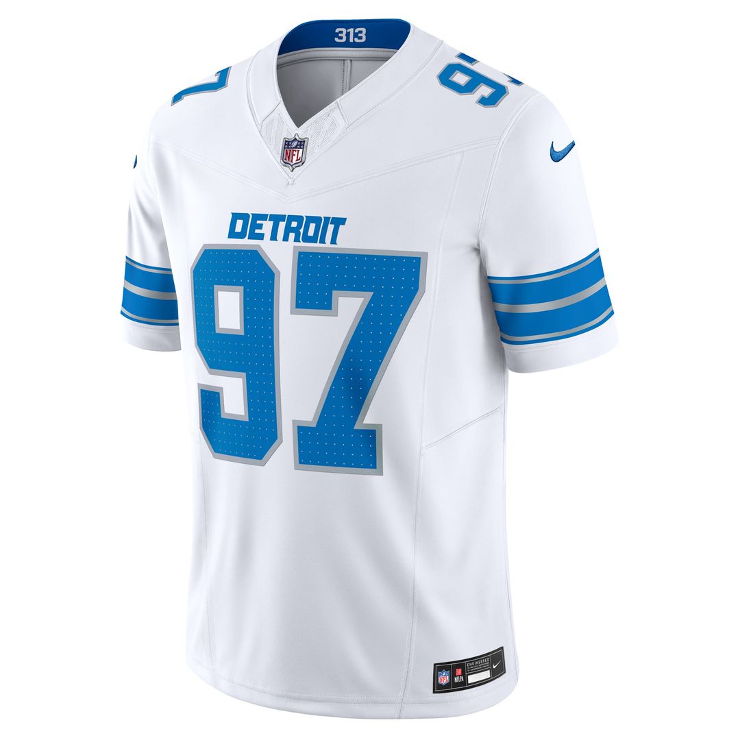 Men's Detroit Lions Aidan Hutchinson Nike Blue Vapor product image 8