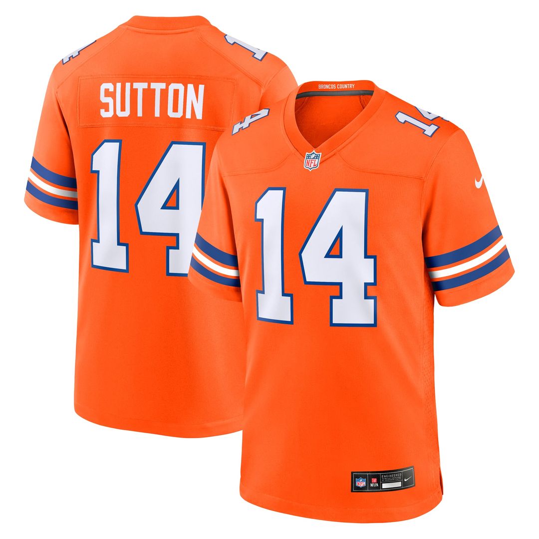 Men's Denver Broncos Courtland Sutton Nike Orange Alternate product image 1
