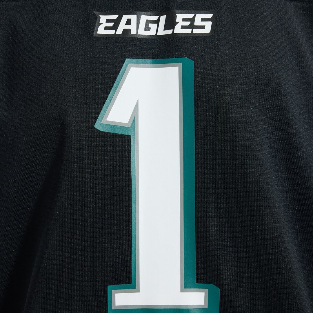 Men's Philadelphia Eagles Jalen Hurts Nike Black Alternate product image 11