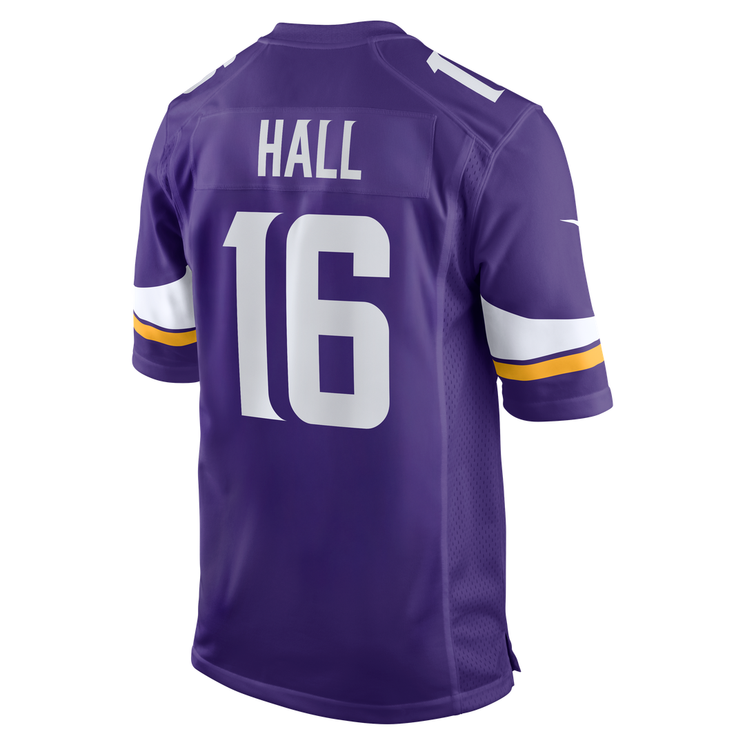 Men's Minnesota Vikings Jaren Hall Nike Purple Game Jersey product image 3