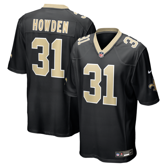 Men's New Orleans Saints Jordan Howden Nike Black Team Game product image 1