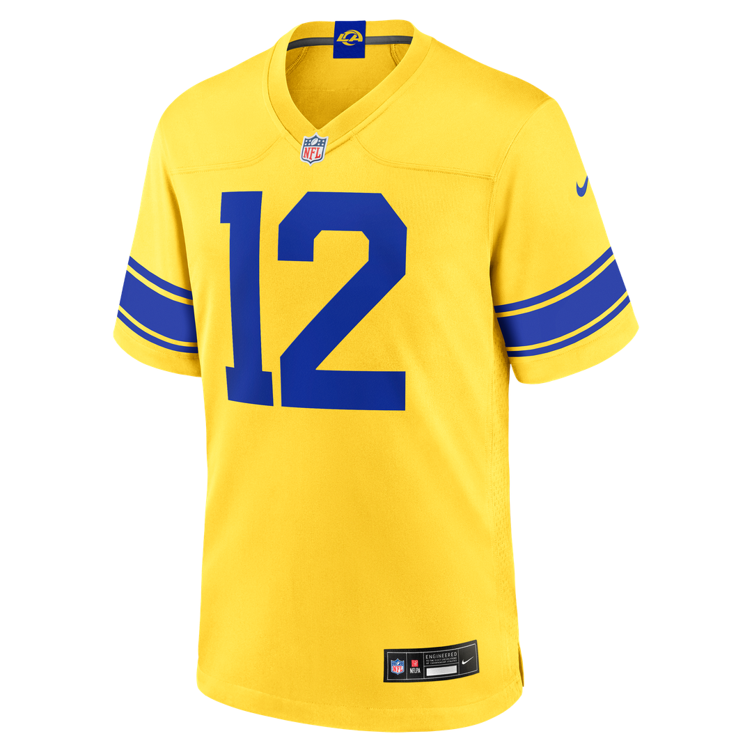 Men's Los Angeles Rams Puka Nacua Nike White Game Player product image 21