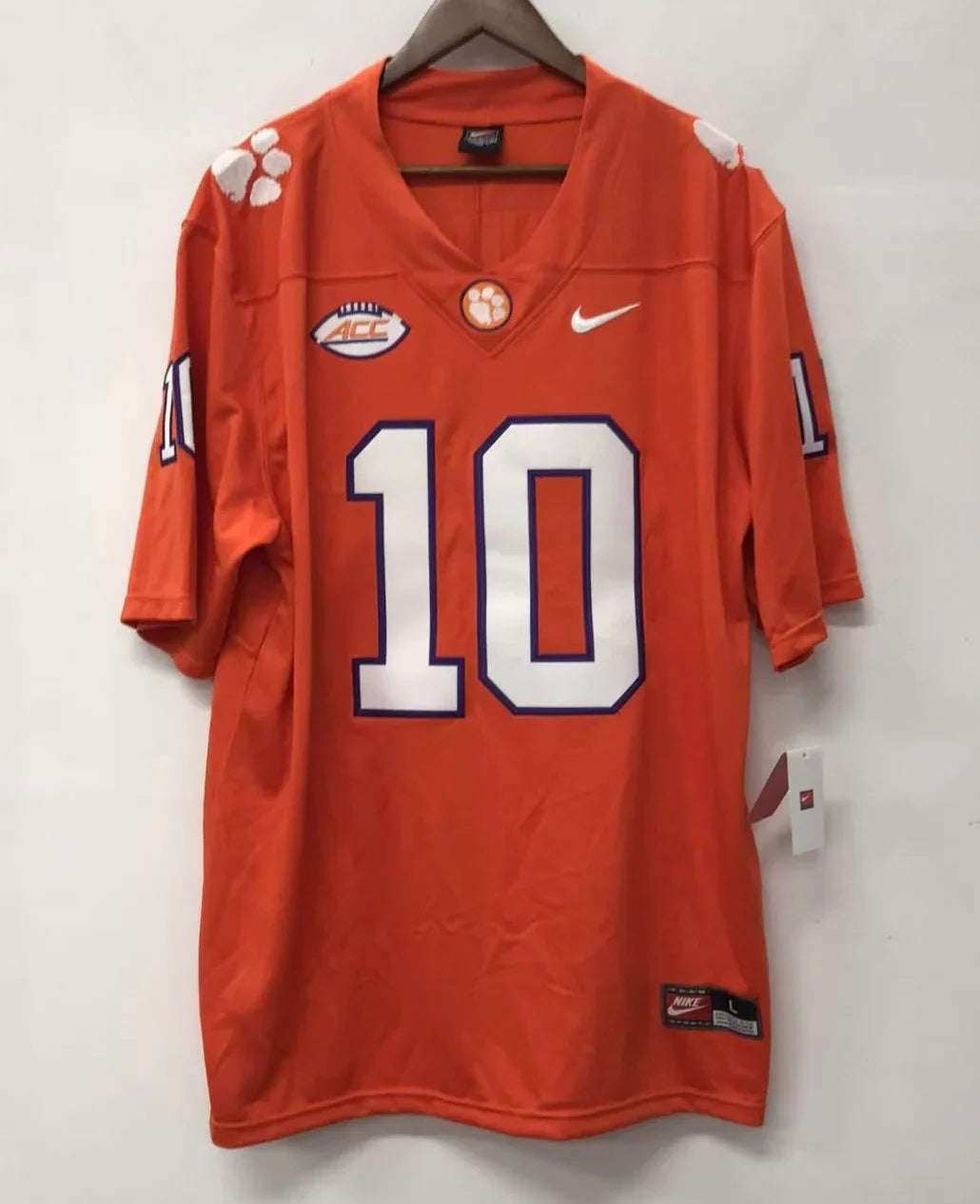 Ben Boulware Clemson Tigers Jersey Orange NIKE product image 2, provided for visual reference and product detail review