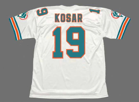 Bernie Kosar 1994 Miami Dolphins NFL Mitchell & Ness Jersey product image 1, provided for visual reference and product