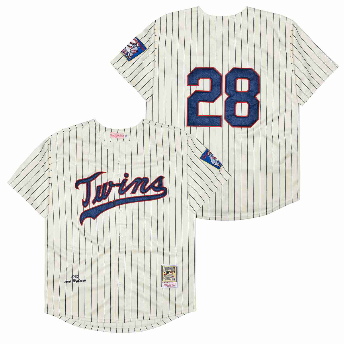 Bert Blyleven Minnesota Twins Jersey 1970 Mitchell & Ness product image 1, provided for visual reference and product detail