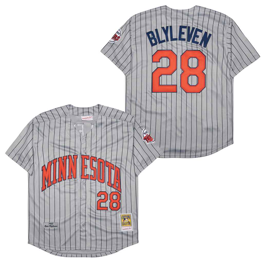 Bert Blyleven Minnesota Twins Jersey 1987 Mitchell & Ness product image 1, provided for visual reference and product detail