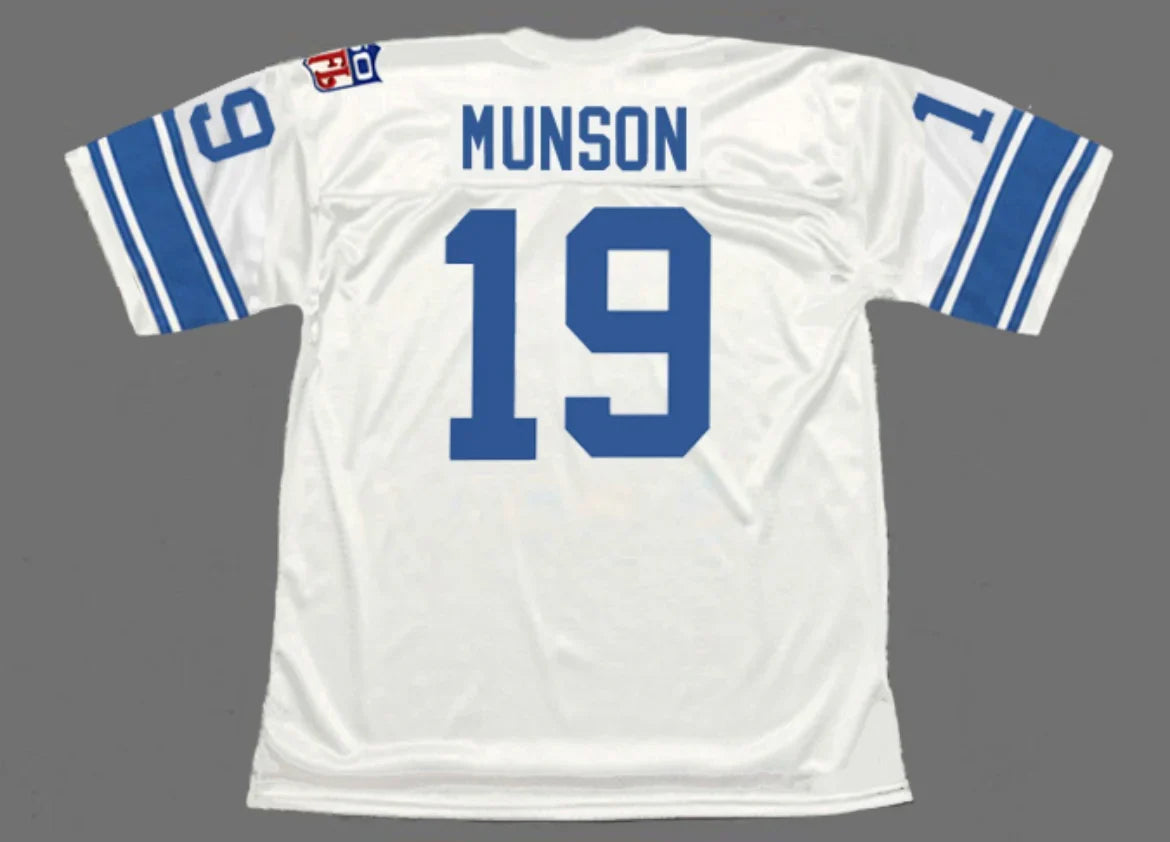Bill Munson 1969 Detroit Lions NFL Mitchell & Ness Jersey product image 1, provided for visual reference and product detail
