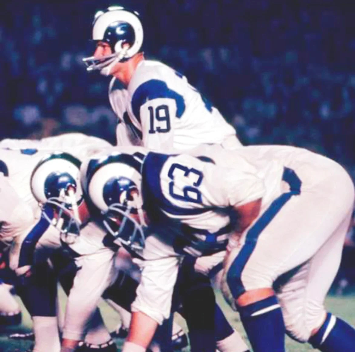 Bill Munson 1967 Los Angeles Rams NFL Mitchell & Ness Jersey product image 3, provided for visual reference and product