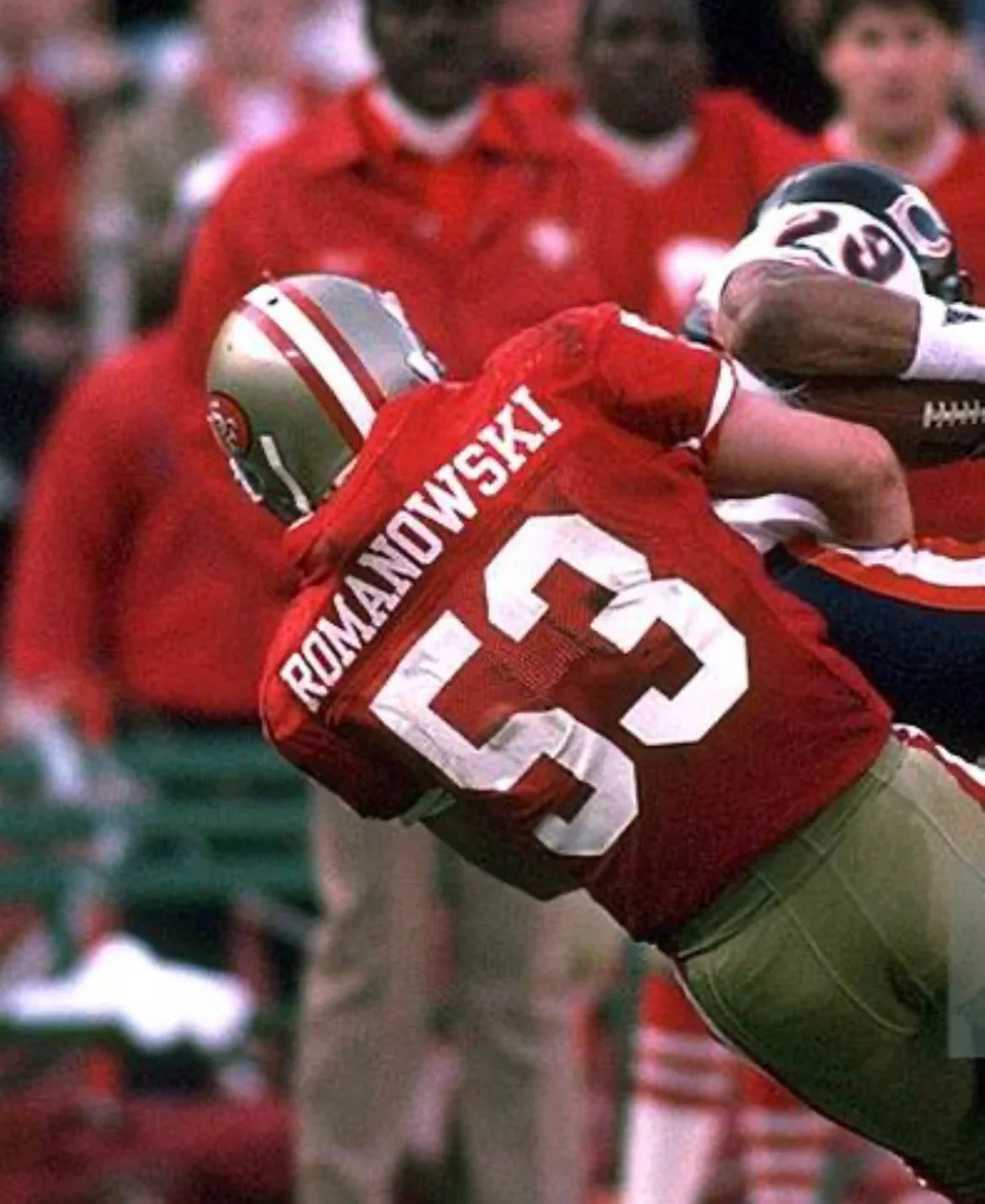 Bill Romanowski San Francisco 49ers Jersey Mitchell & Ness product image 3, provided for visual reference and product detail