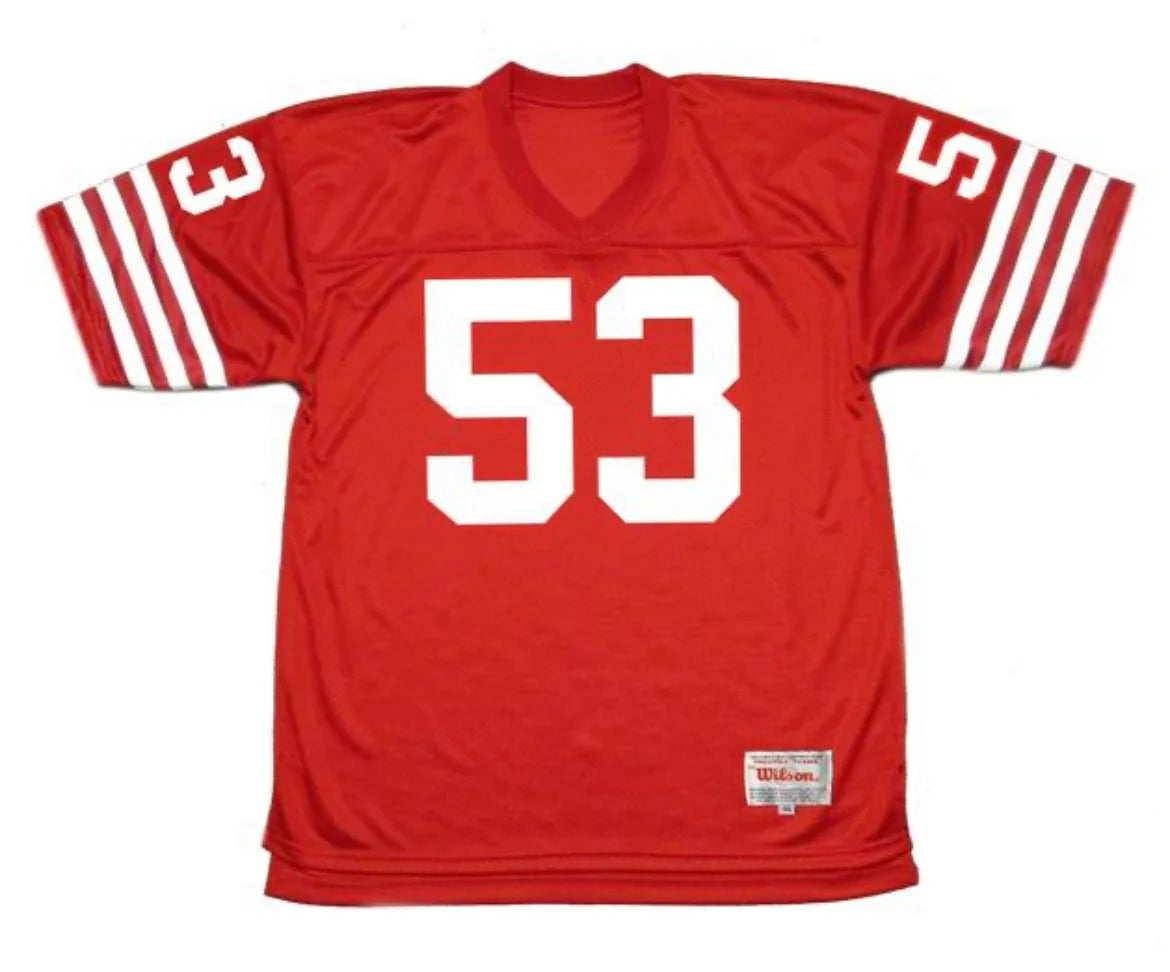 Bill Romanowski San Francisco 49ers Jersey Mitchell & Ness product image 2, provided for visual reference and product detail