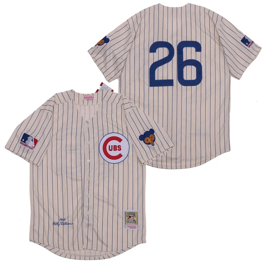 Billy Williams Chicago Cubs Jersey 1969 Cooperstown Collection Mitchell & Ness product image 1, provided for visual