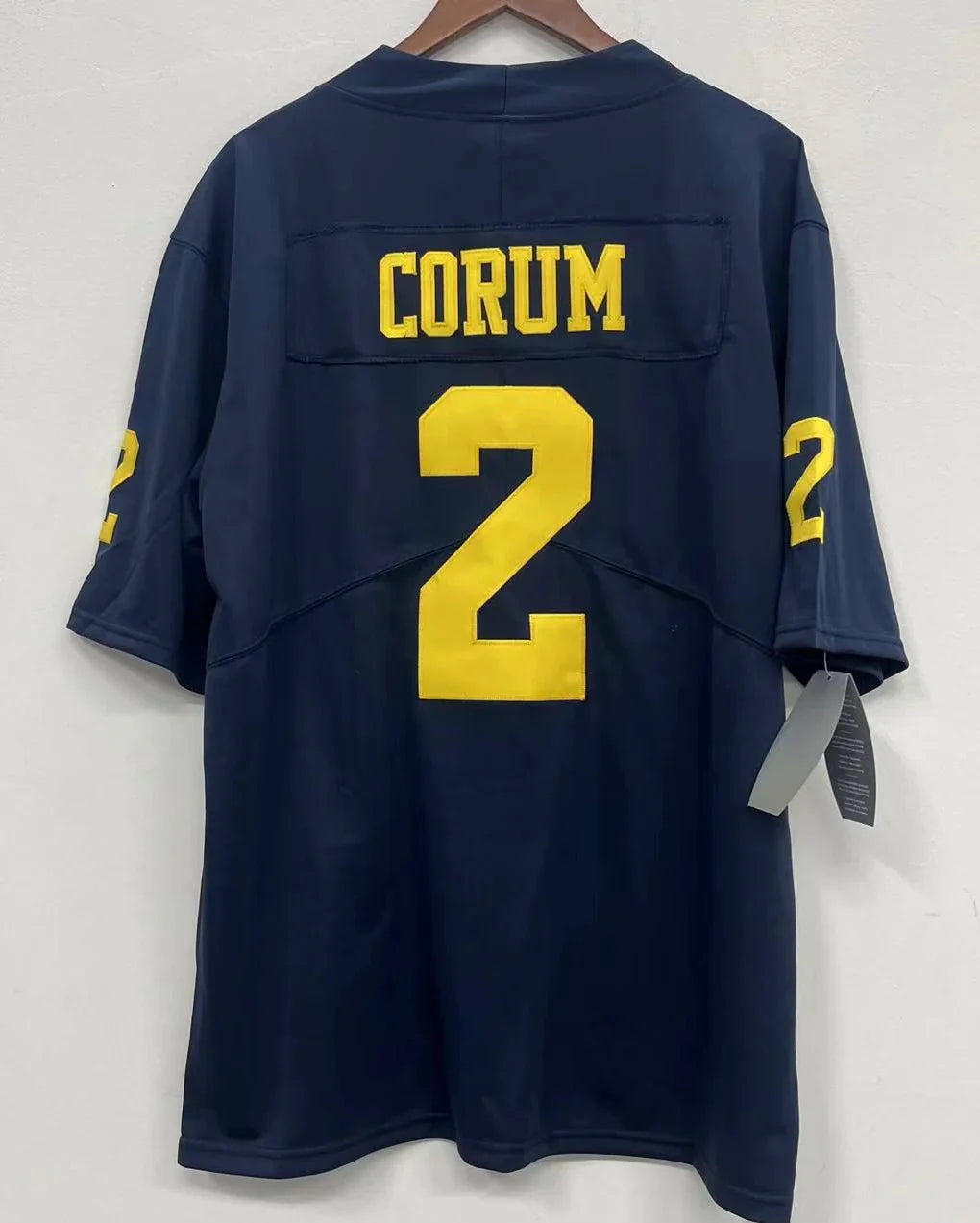 Blake Corum Michigan Jersey blue product image 2, provided for visual reference and product detail review