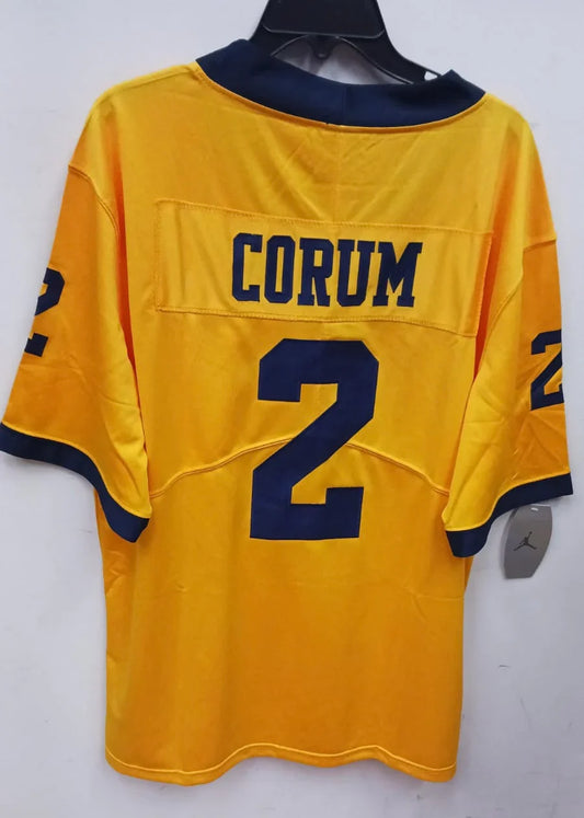 Blake Corum Michigan Jersey yellow product image 1, provided for visual reference and product detail review