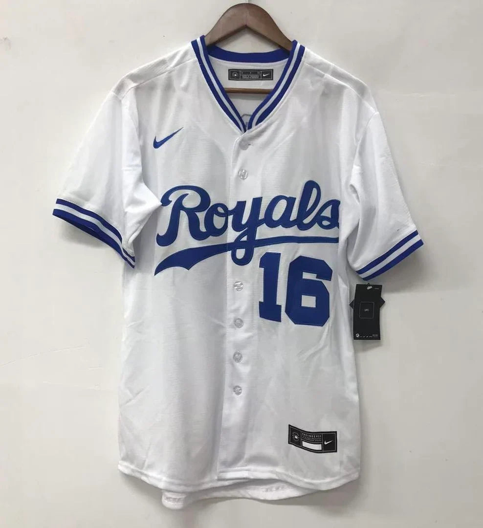 Bo Jackson Kansas City Royals Jersey Nike white product image 3, provided for visual reference and product detail review