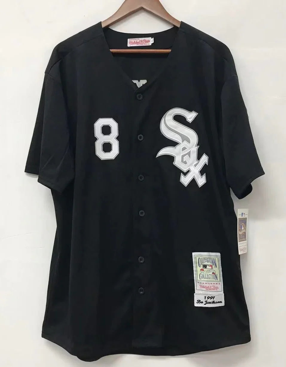 Bo Jackson Chicago White Sox Jersey Mitchell & Ness Black product image 3, provided for visual reference and product detail