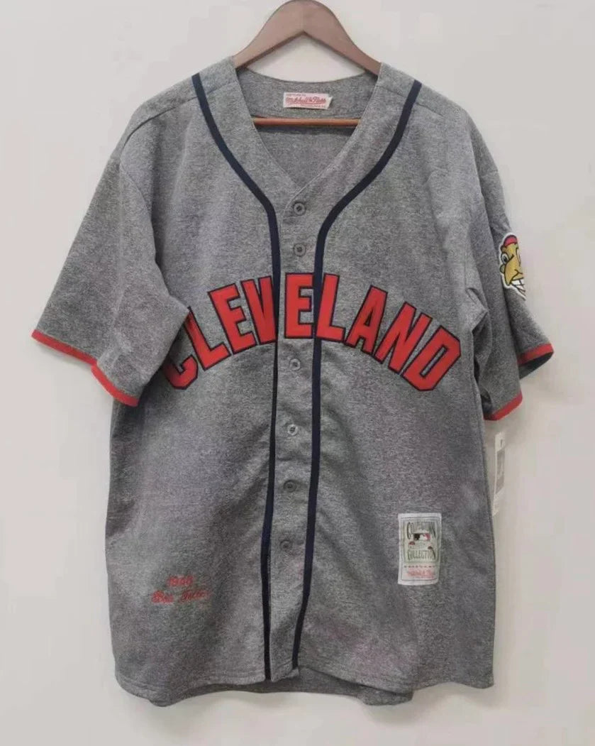 Bob Feller Cleveland Indians Jersey Mitchell & Ness product image 2, provided for visual reference and product detail review