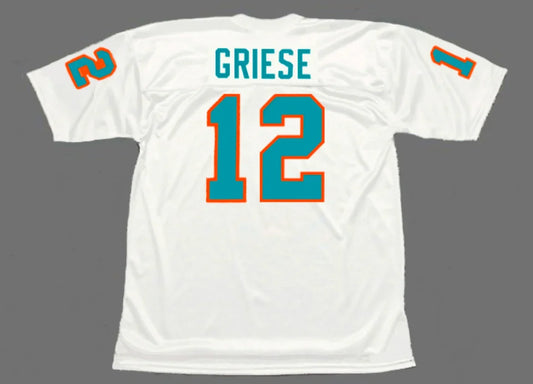 Bob Griese Miami Dolphins Official NFL Jersey Mitchell & Ness White product image 1, provided for visual reference and