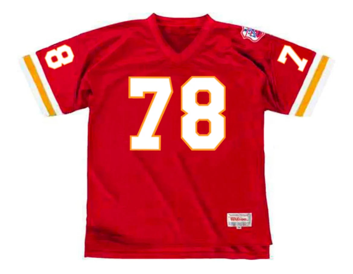 Bobby Bell 1969 Kansas City Chiefs NFL Mitchell & Ness Jersey product image 2, provided for visual reference and product