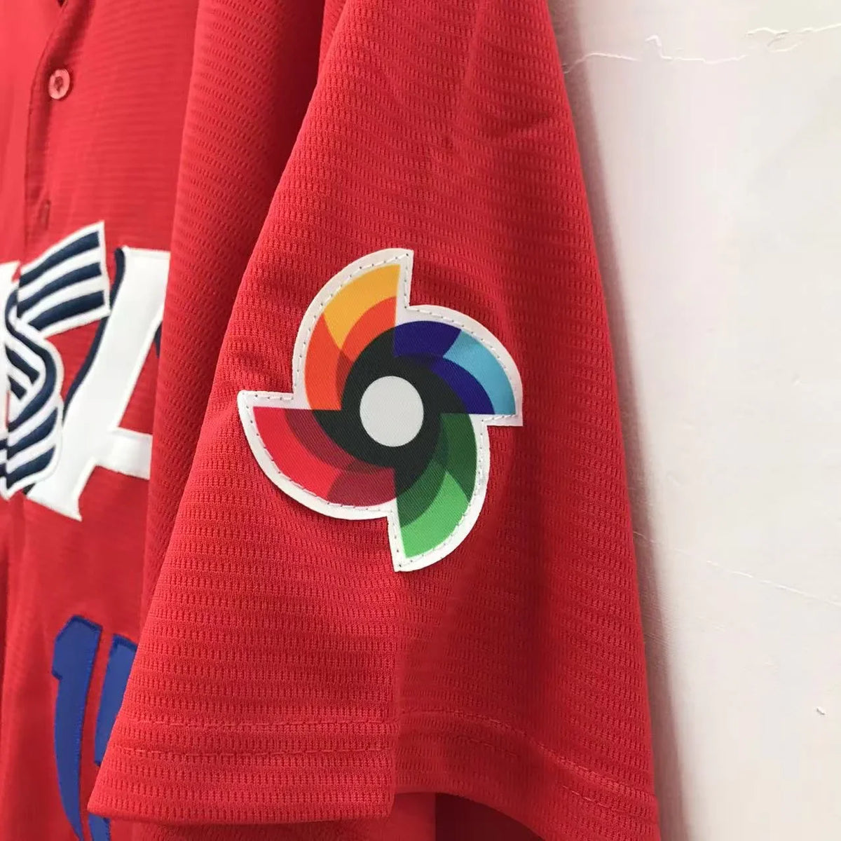 Bobby Witt Jr. Team USA Baseball Jersey Nike red product image 4, provided for visual reference and product detail review