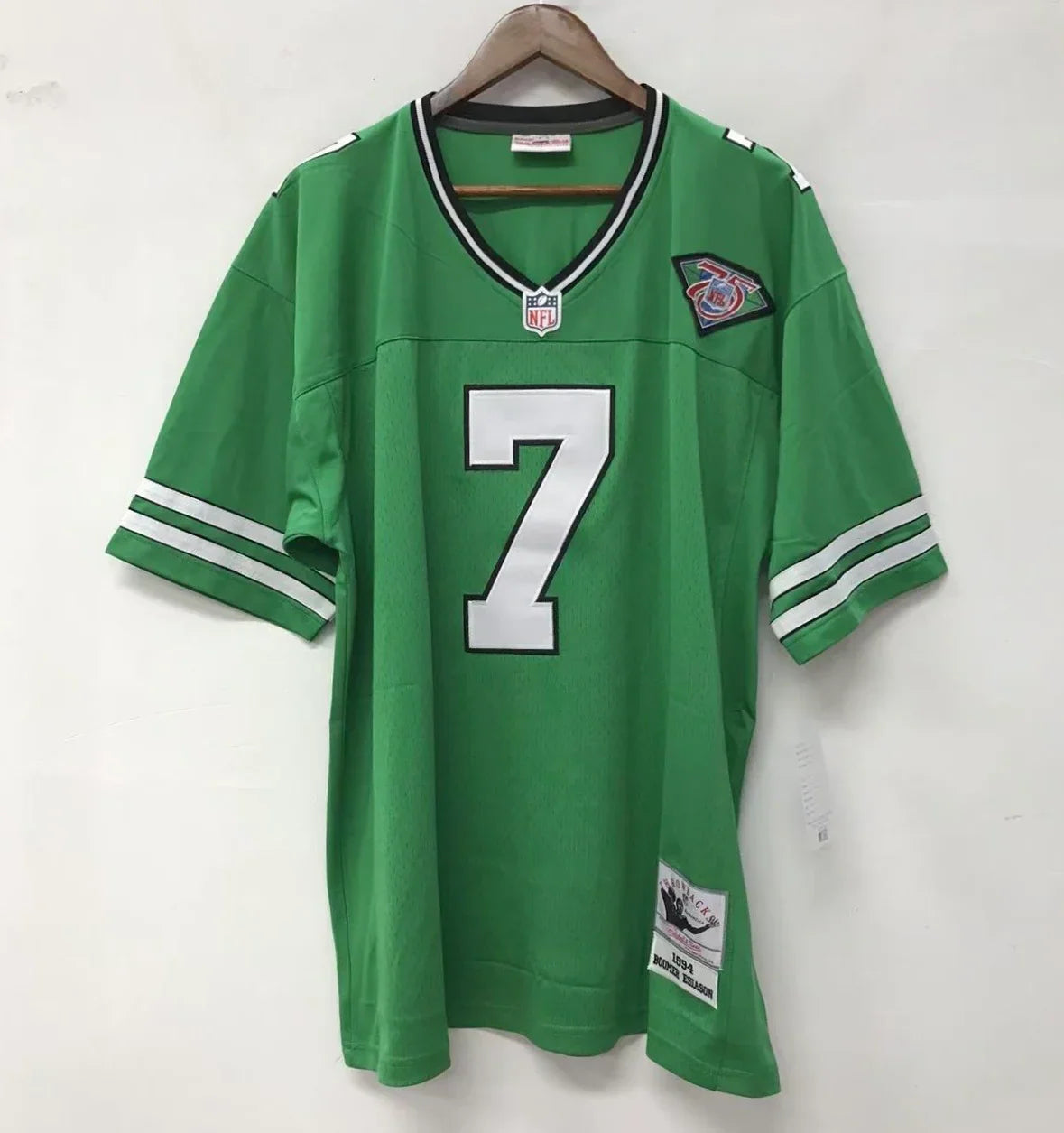Boomer Esiason 1994 New York Jets Official NFL Mitchell & Ness Jersey product image 2, provided for visual reference and