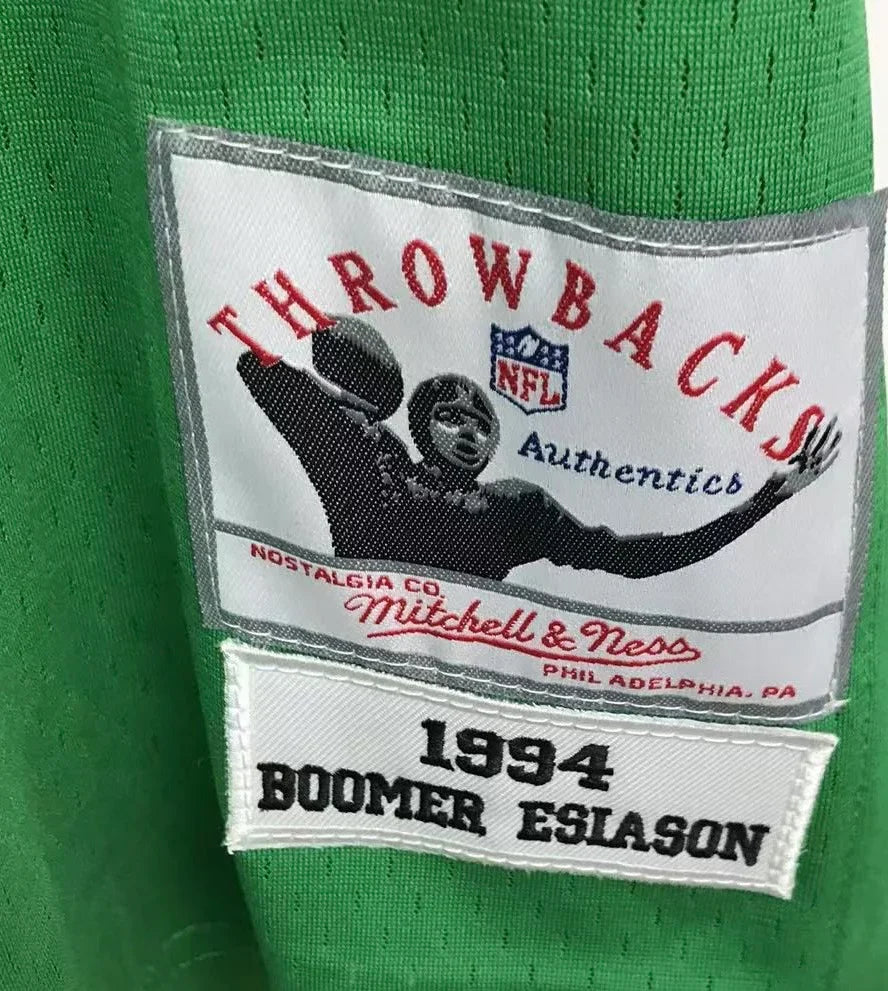 Boomer Esiason 1994 New York Jets Official NFL Mitchell & Ness Jersey product image 3, provided for visual reference and