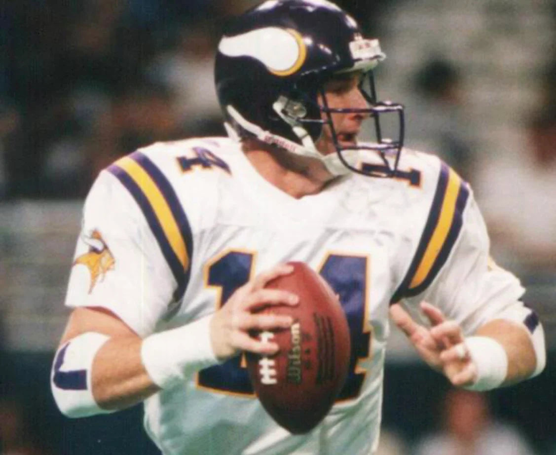 Brad Johnson Minnesota Vikings NFL Mitchell & Ness Jersey product image 3, provided for visual reference and product detail