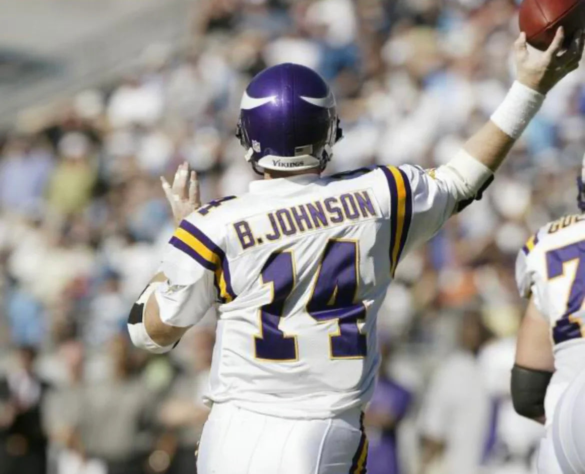Brad Johnson Minnesota Vikings NFL Mitchell & Ness Jersey product image 4, provided for visual reference and product detail