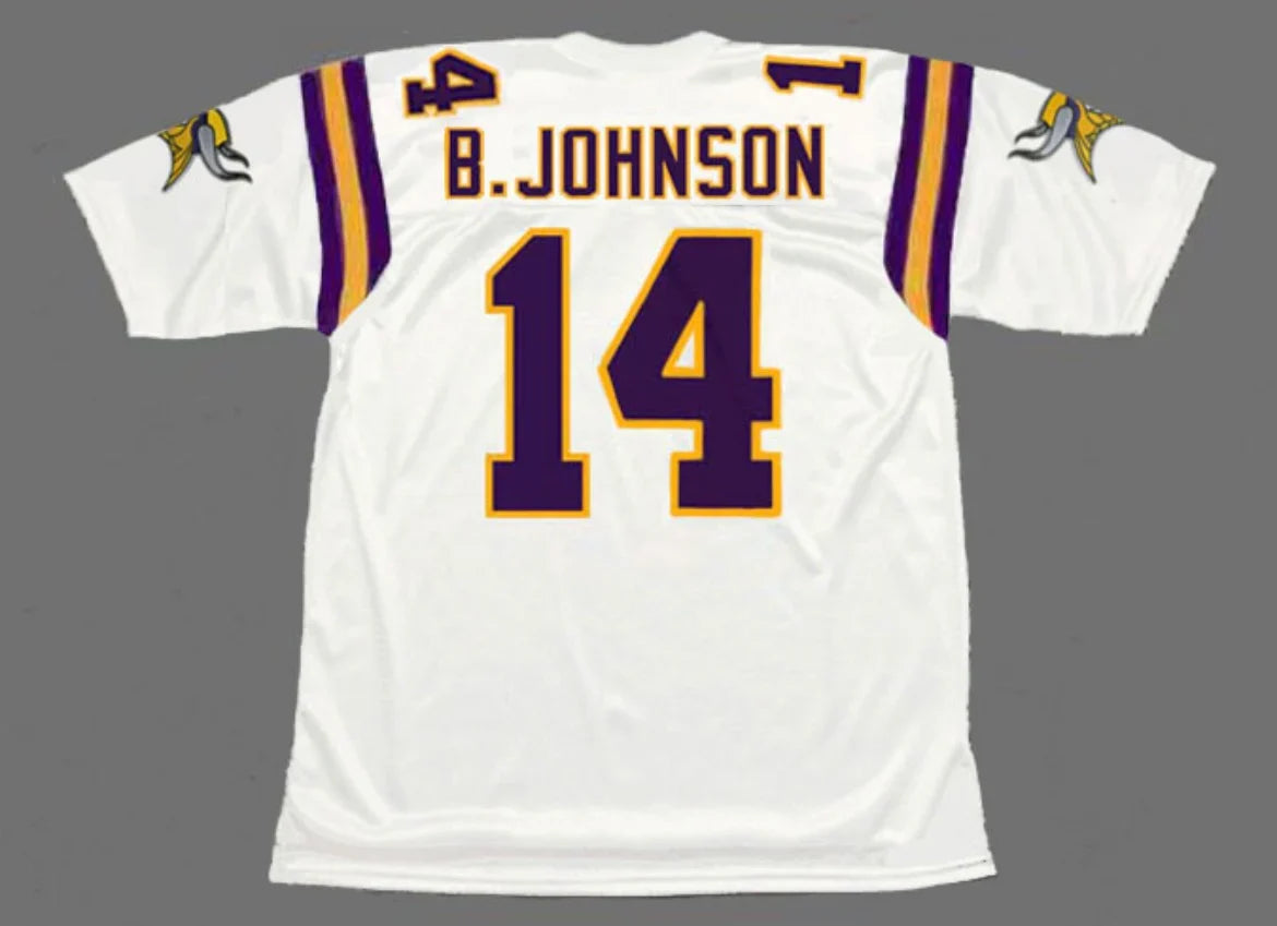 Brad Johnson Minnesota Vikings NFL Mitchell & Ness Jersey product image 1, provided for visual reference and product detail