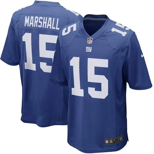 Brandon Marshall New York Giants Official NFL Nike Jersey Blue product image 1, provided for visual reference and product