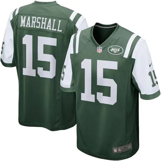 Brandon Marshall New York Jets Official NFL Nike Jersey Green product image 1, provided for visual reference and product