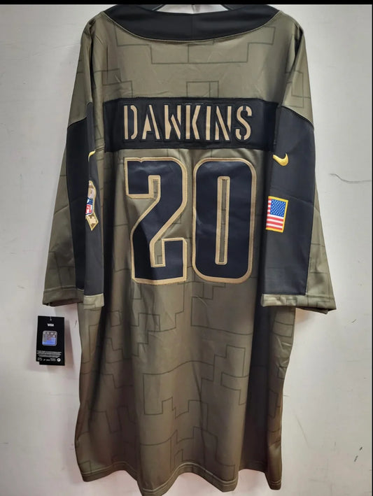 Brian Dawkins Philadelphia Eagles Salute to Service NFL Jersey Nike product image 1, provided for visual reference and