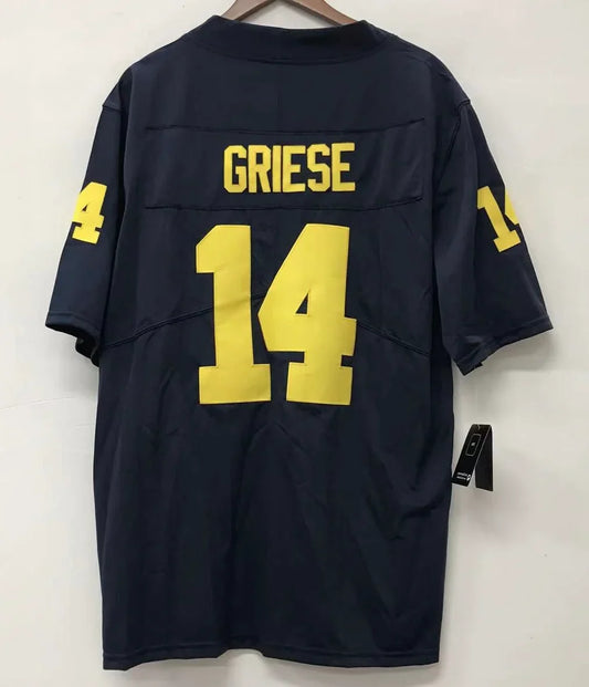 Brian Griese Michigan Wolverines Jersey blue product image 1, provided for visual reference and product detail review